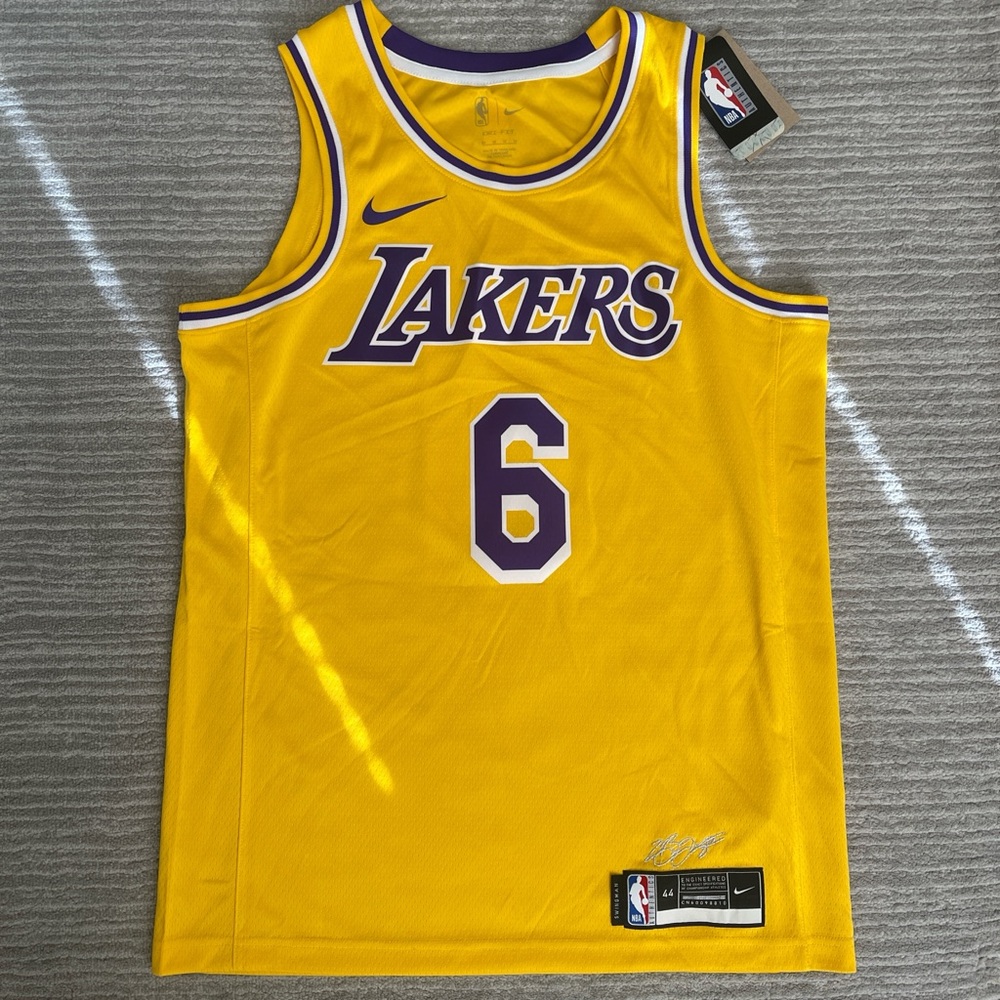 Los Angeles Lakers LeBron James Jersey Size Medium (44)